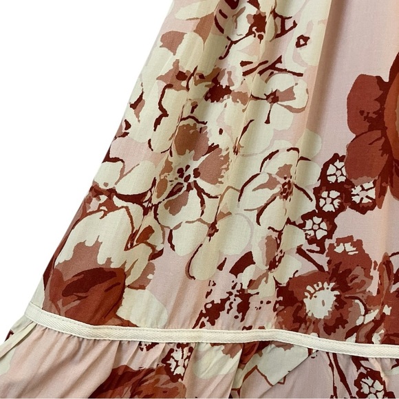 JOYFOLIE Mia Joy Girls Size 12 Irvette Pink Floral Maxi Boho Sleeveless Dress - Picture 5 of 9